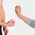 Sports compression elbow support